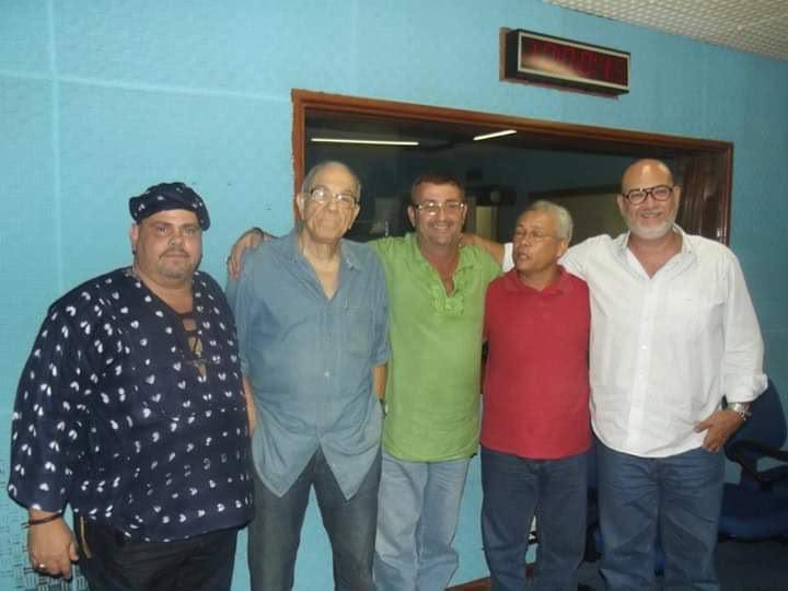 Márcio de Jagun com Arrundeji, José Beniste e Nelson Tomejé