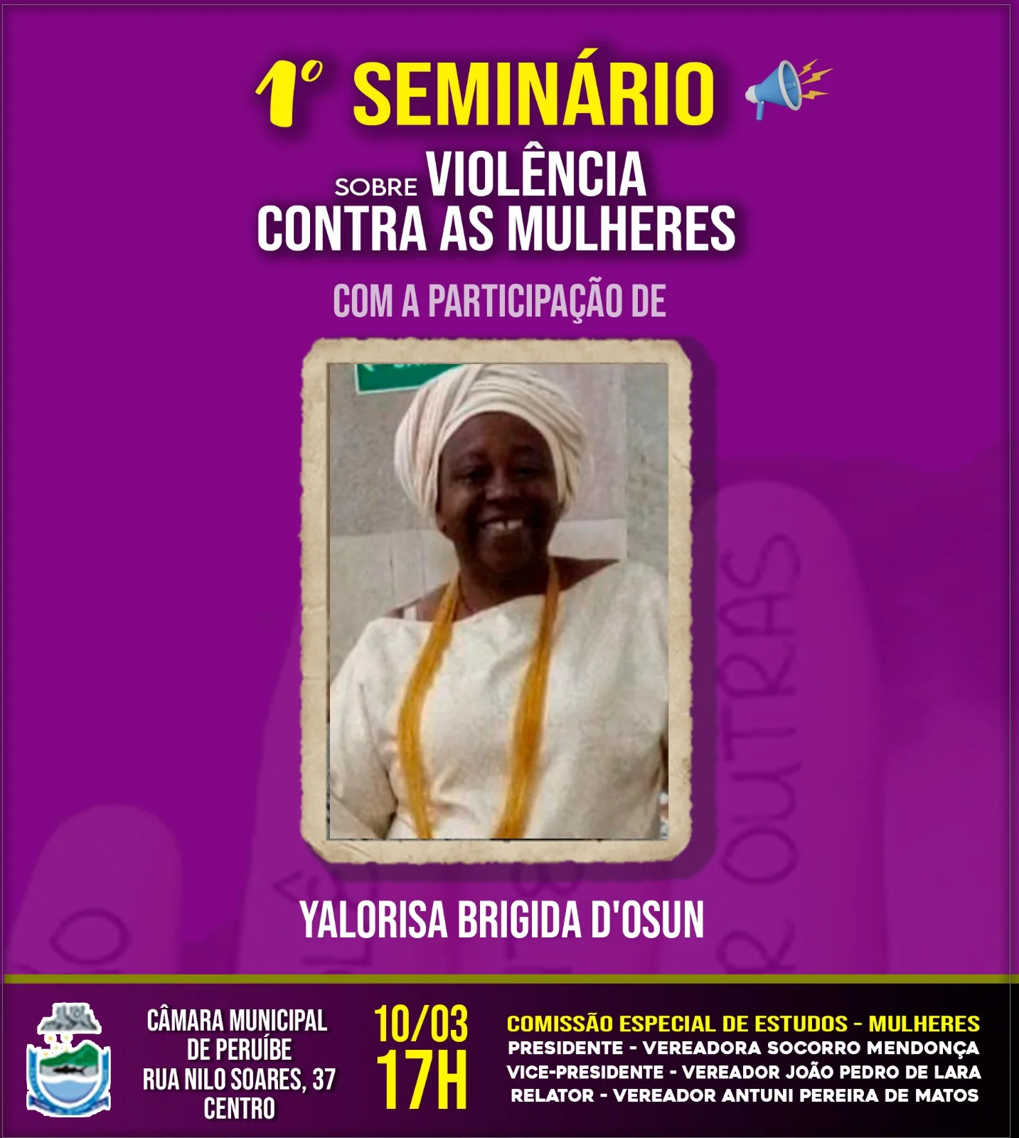 Seminario sobre violencia contra mulheres
