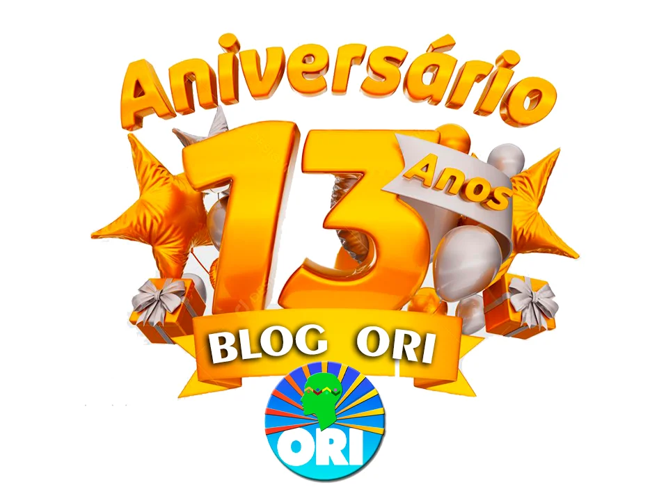 Aniversário de 13 anos do Blog Ori.